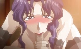 Wife calls in the middle of the night on husband, he cheats on her with her blue-haired servant at the hotel room, she misses him while he cums inside his whore