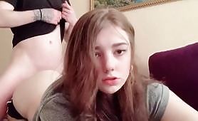 Painful teen sex - real amateur first anal sex