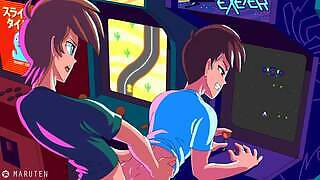 These two horny teen boys went from playing video games to fucking each other's asses. These two boys destroy each other's tight ass.